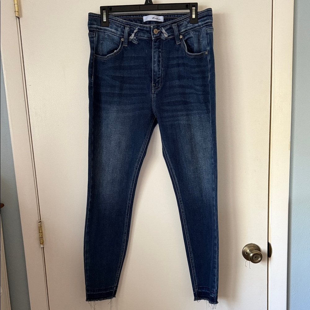 KanCan Women's Dark Blue Skinny Jeans